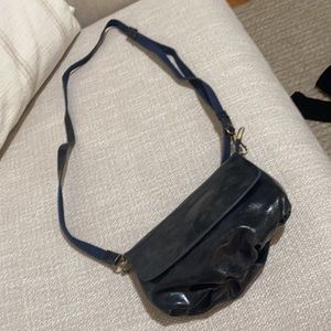 Anthropologie versatile bag. Dark navy.
